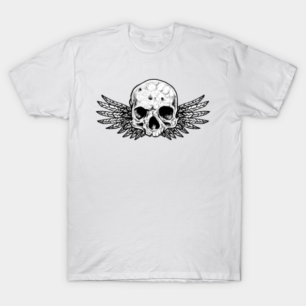 Winged Skull T-Shirt-TOZ